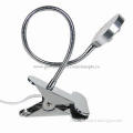 3W Metallic LED Table Lamp, USB Powered with Flexible Gooseneck